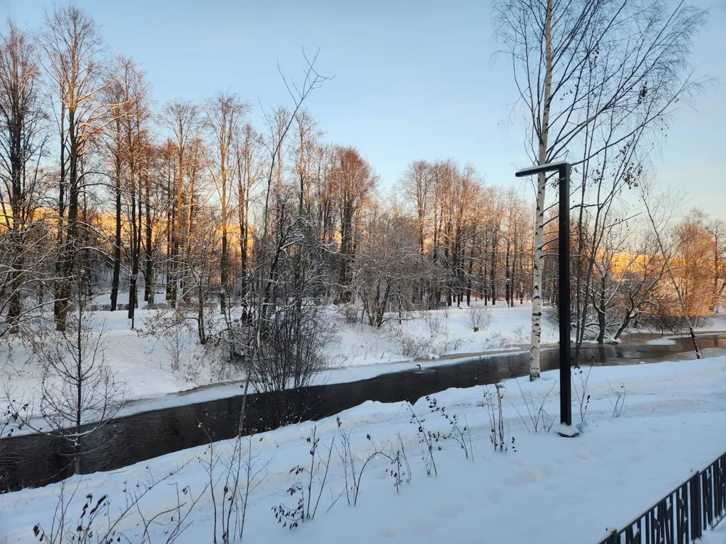 Апартамент в центре в парке на речке