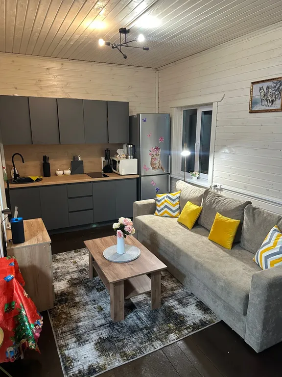 Уютный дом у леса и озера