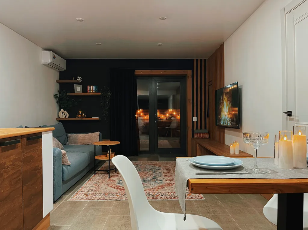 Уютный дом-студия с финской сауной