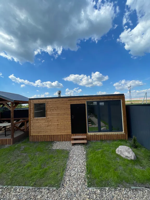 Барнхаус с баней и банным чаном