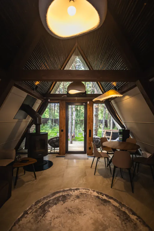 Коттедж Коттедж А-Фрейм грей — Павловский Посад