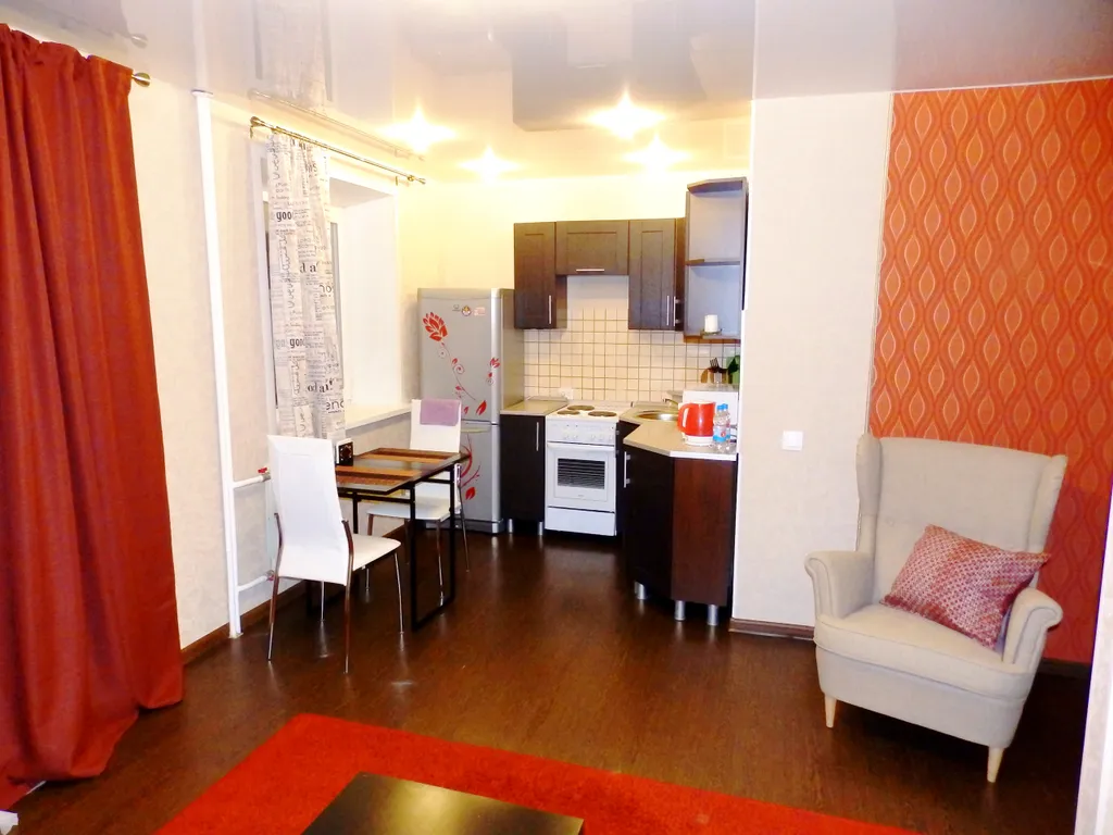 Уютная студия с балконом, кондиционером