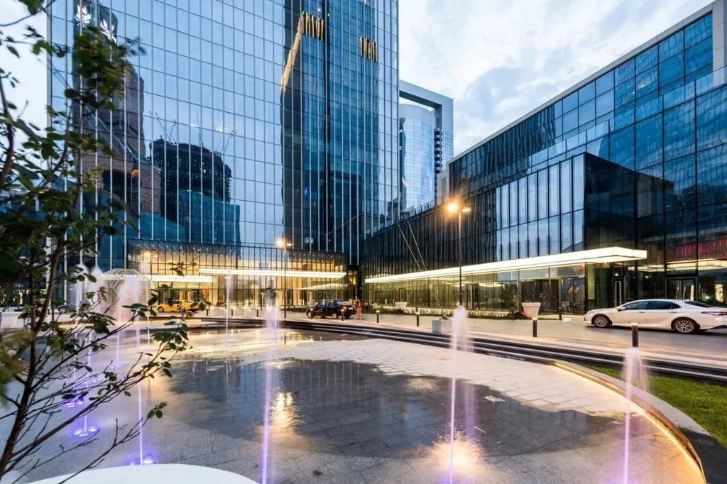 Квартира Квартира Sky City Moscow Уютная Студия на 43 этаже с видом на закат! Lux дизайн — Москва