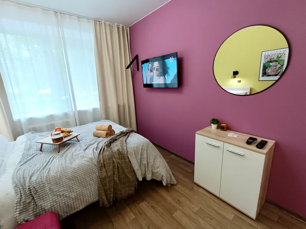 Стильная студия для семьи из 3х человек возле ЖД Вокзала