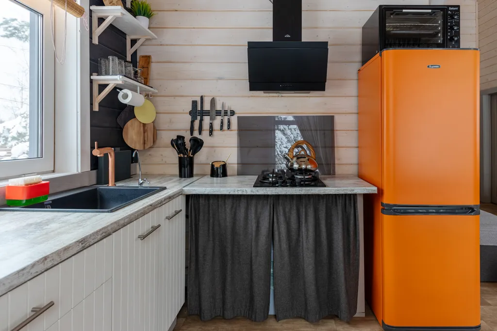 Уютный барнхаус с видом на лес