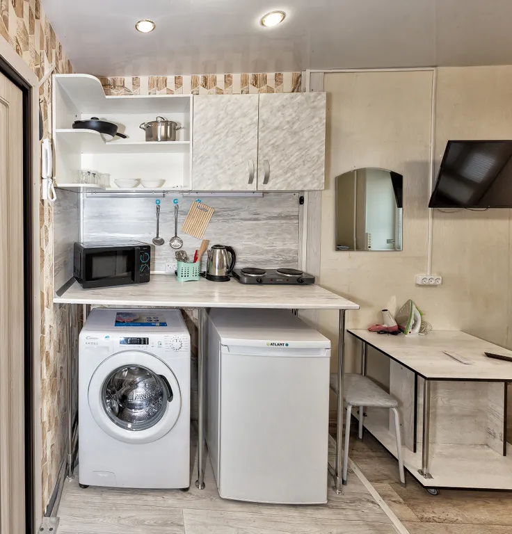 Квартира Квартира студия высокий первый этаж — Новосибирск