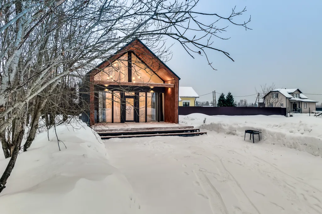 Коттедж Загородный дом с баней на дровах — Санкт-Петербург