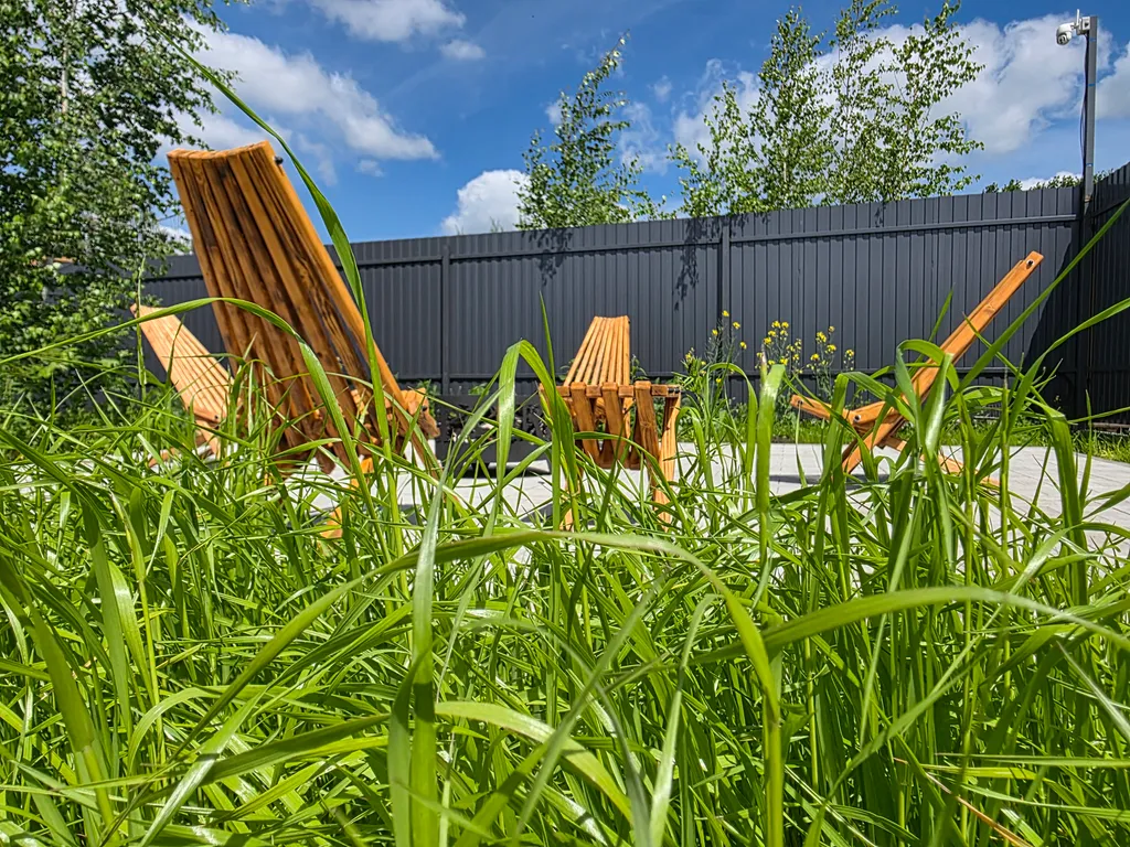 Дом с джакузи под открытым небом