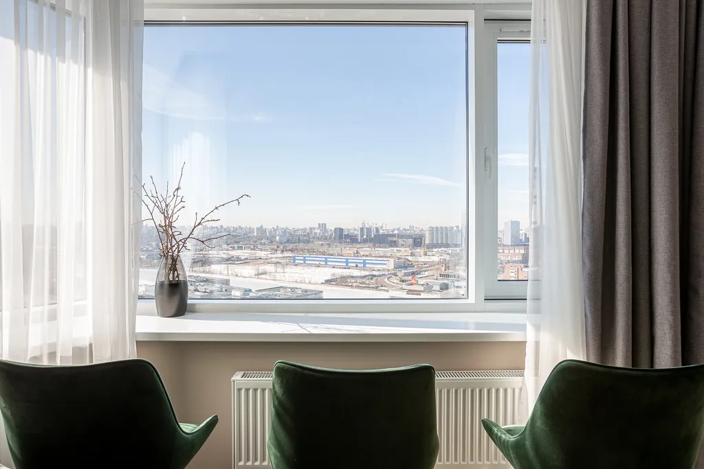 Уютные апартаменты с видом на город