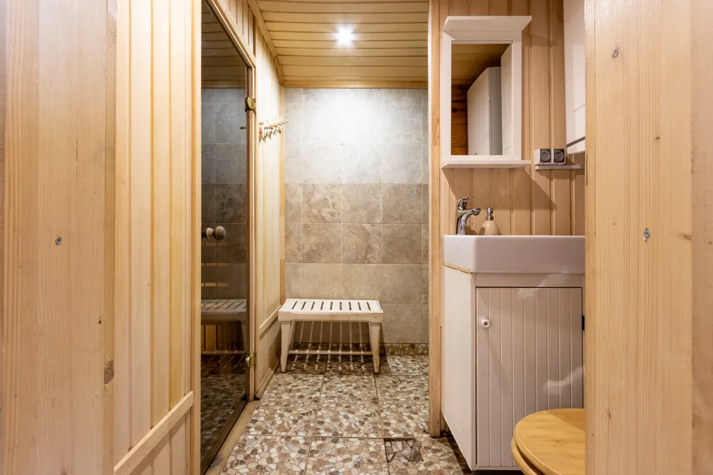 Коттедж Загородный дом на новогодние праздники с баней — им. Морозова