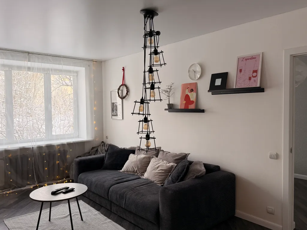 Уютная квартира-студия с отдельной спальней в самом центре города