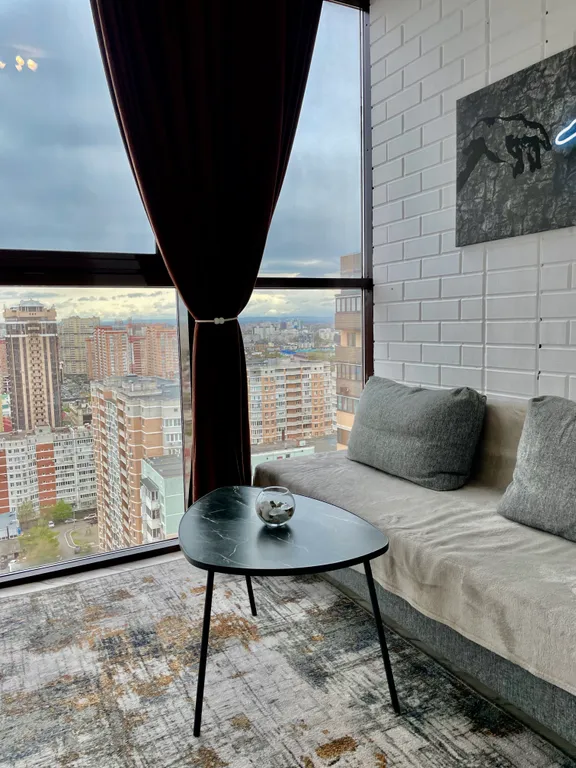 Квартира Квартира Шикарная видовая евродвушка 24 этаж в ЖК Маршал — Краснодар