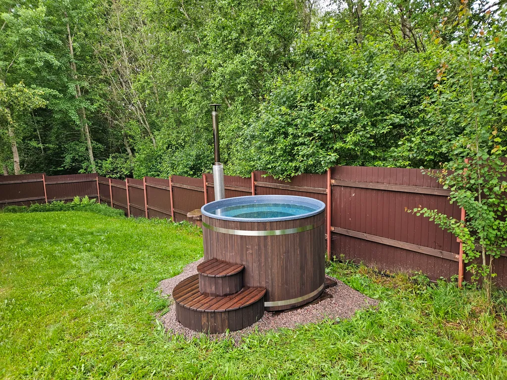 Коттедж Дом с камином, баней-сауной на дровах и купелью — Светлое