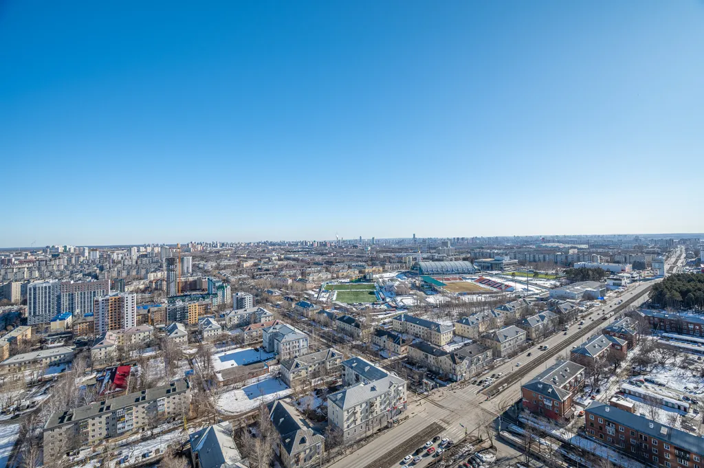 Квартира Квартира с видом на город ЖК Парк Победы — Екатеринбург