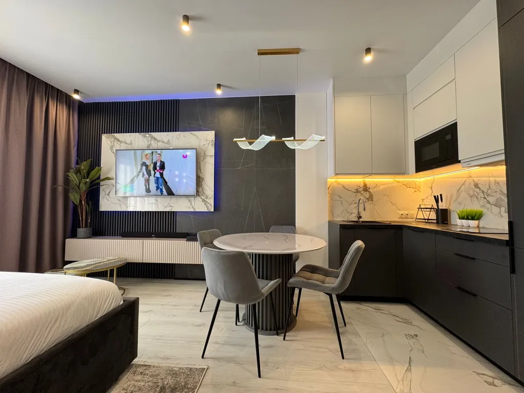 Апартаменты Оазис с видом на горы в самом сердце Сириуса