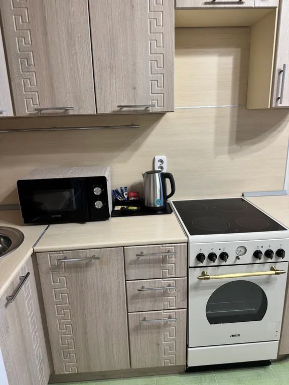 Большая евро-двухкомнатная квартира в самом центре у ТЦ Титан Арена.