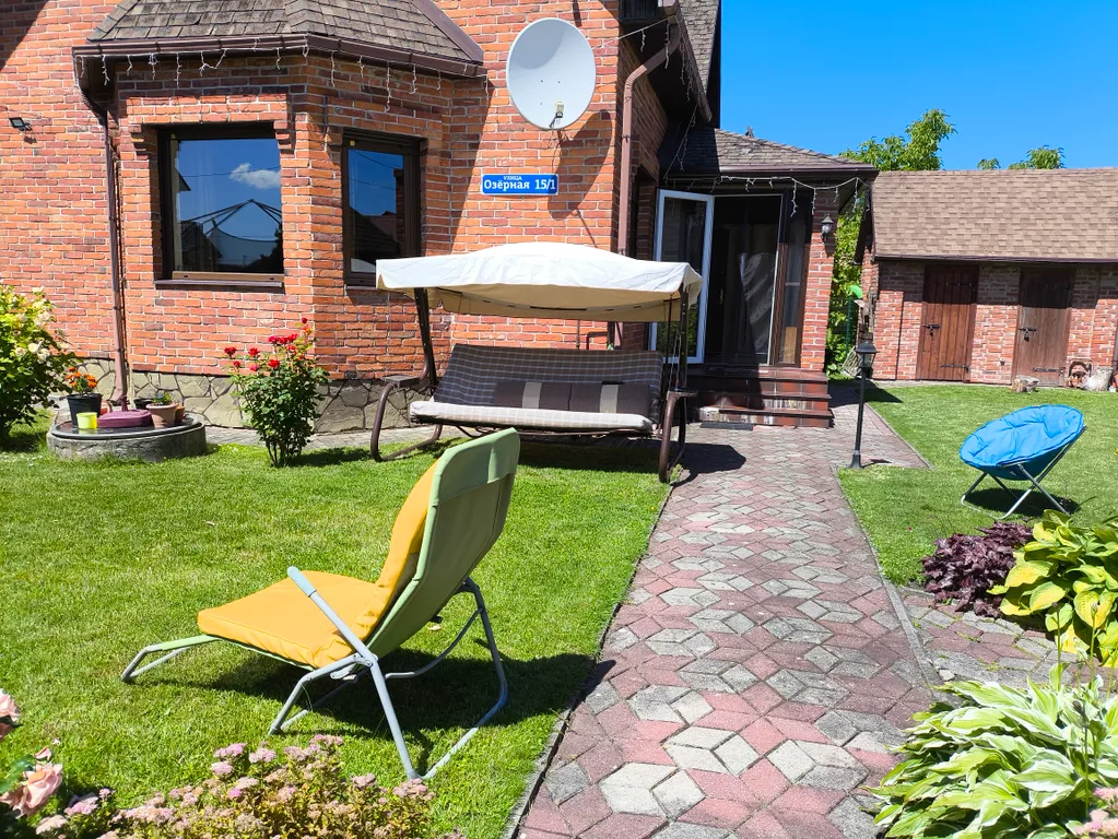 Уютный дом возле моря с баней и зоной барбекю