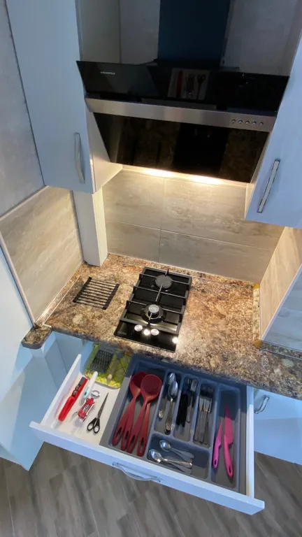 Апартаменты у озера тихое, с видом на лес