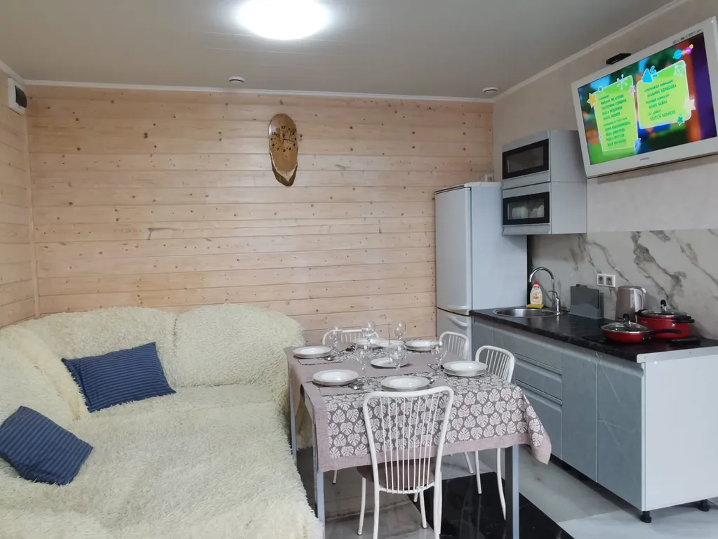 Атмосферный домик Геолог 1 с видом на горы