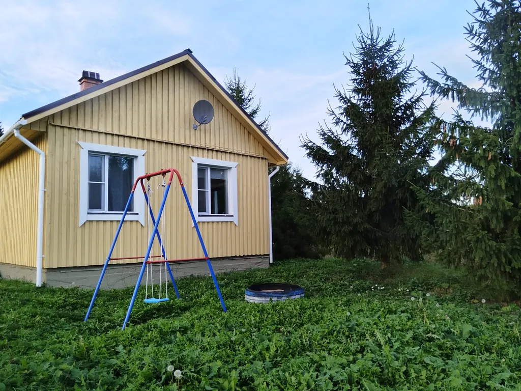 Дом в Карелии с печью-камином и видом на лес