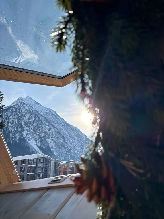 Квартира Квартира Семейная студия в центре посёлка Домбай — Домбай