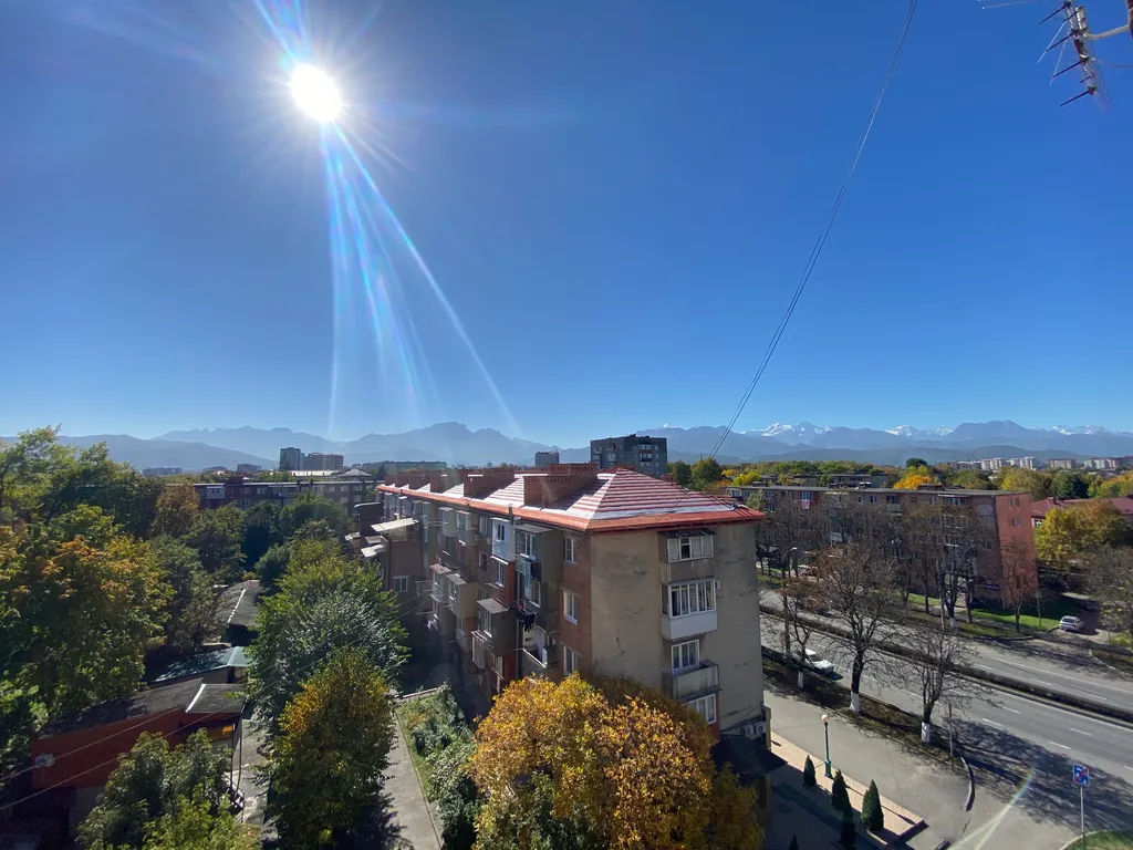 Квартира с видом на горы и рядом набережная Терека