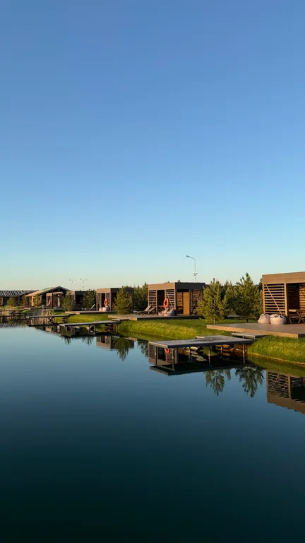 Коттедж Панорамный дом в окружении леса с сауной и чаном — Семеновское