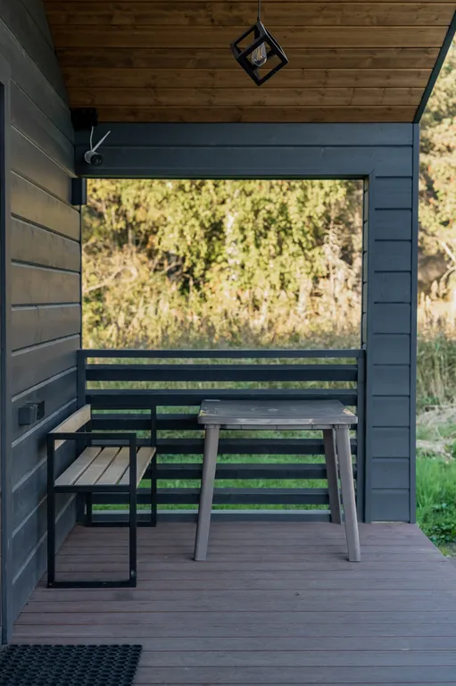 2-комнатный котедж на границе с лесом, 57м²