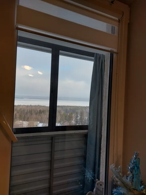 Прелестная студия с уникальным видом на Онежское озеро