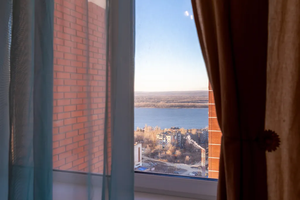 Апартамент RentPlaza, вид на Волгу