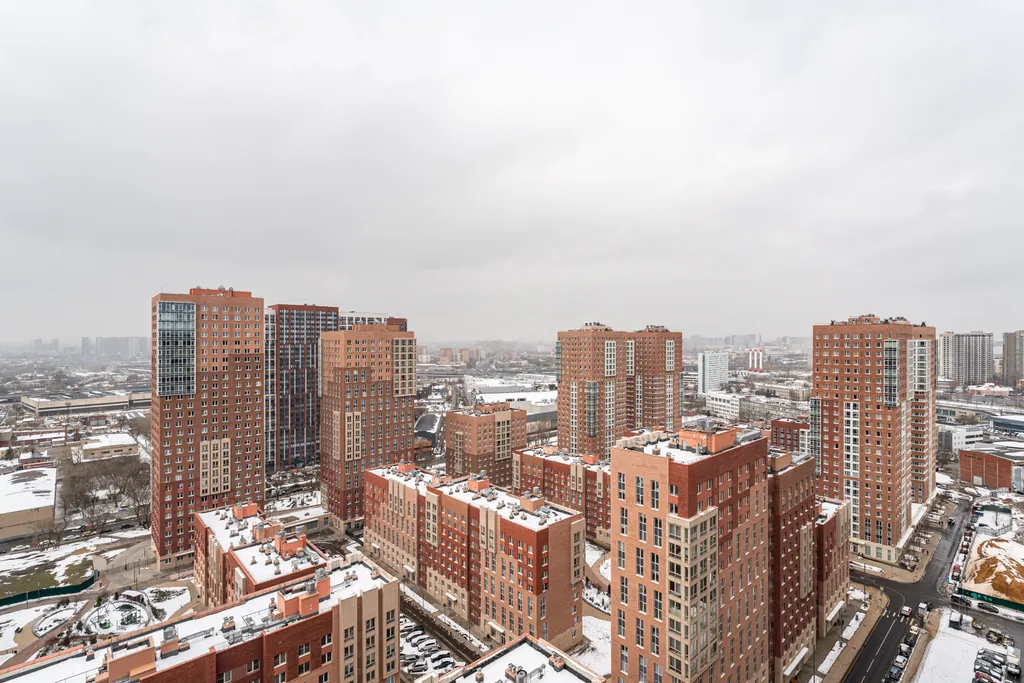 Квартира Квартира Прекрасная студия с панорамным видом на Москву — Москва