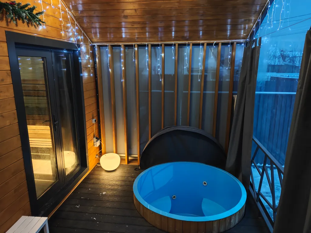 Дом 45m2 — чан, кухня, Wi-Fi