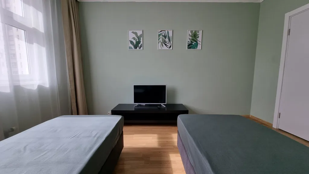 Двухкомнатная квартира 4 раздельных спальных места