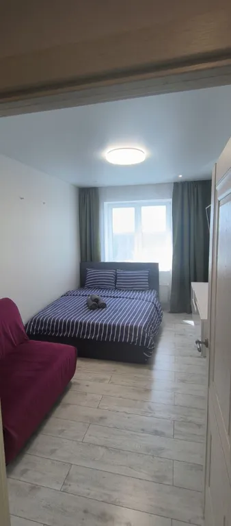 Просторная светлая однокомнатная квартира с уютной домашней атмосферой