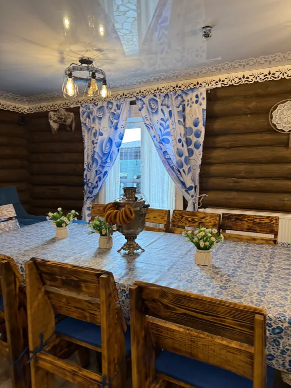 Коттедж Дом в русском стиле Гжель — аренда посуточно в Челябинск