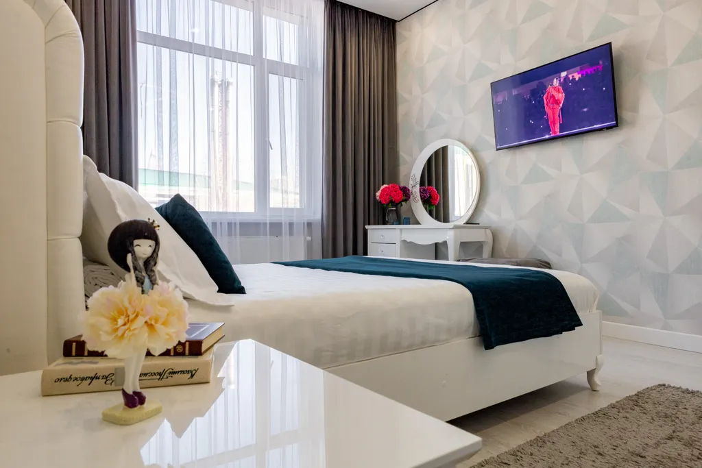 Стильные апартаменты в ЖК Бухар Жырау в самом центре города