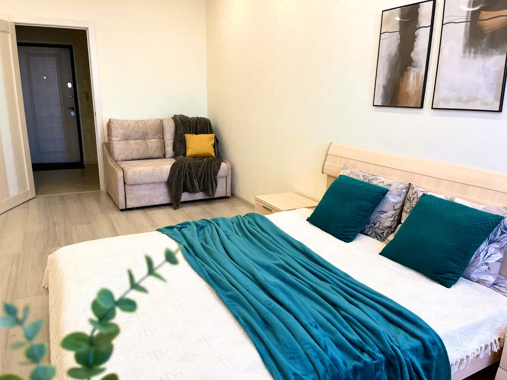 Квартира 1-комнатная квартира в новом доме с видом на Волгу — Самара