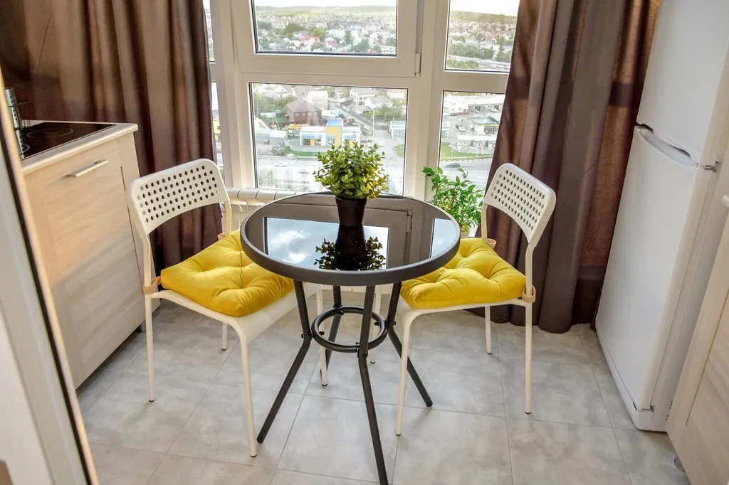 Современная студия «Olga Boykova» с видом на Эльбрус