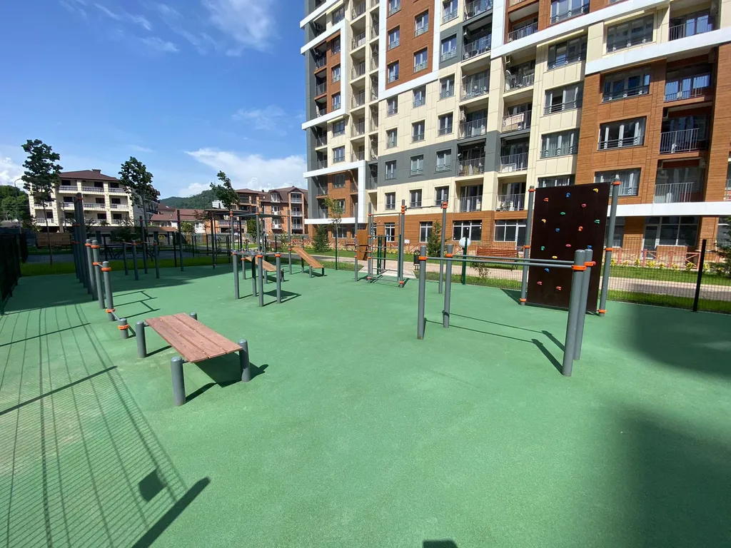 Студия с террасой, отдельной кухней и ванной