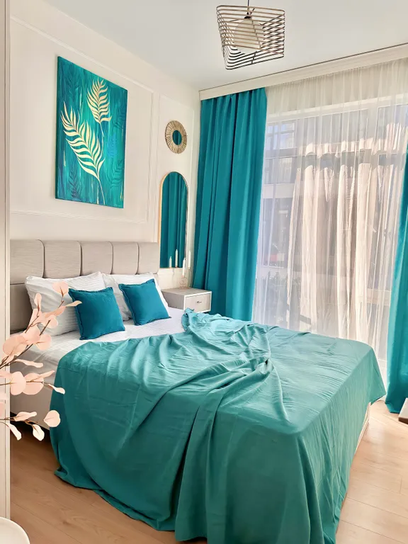 3-комнатный апартамент, бассейн + парковка, жк white sails