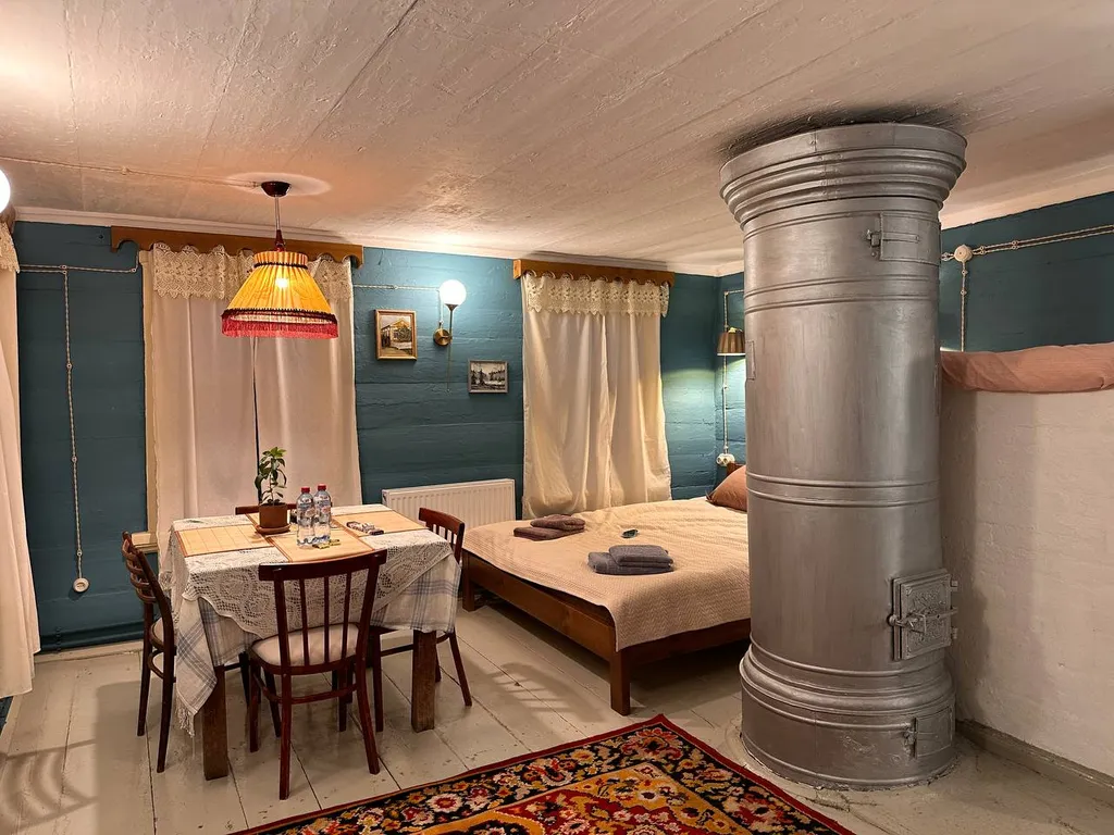 Уютный домик на берегу Волги Волжская изба со всеми удобствами