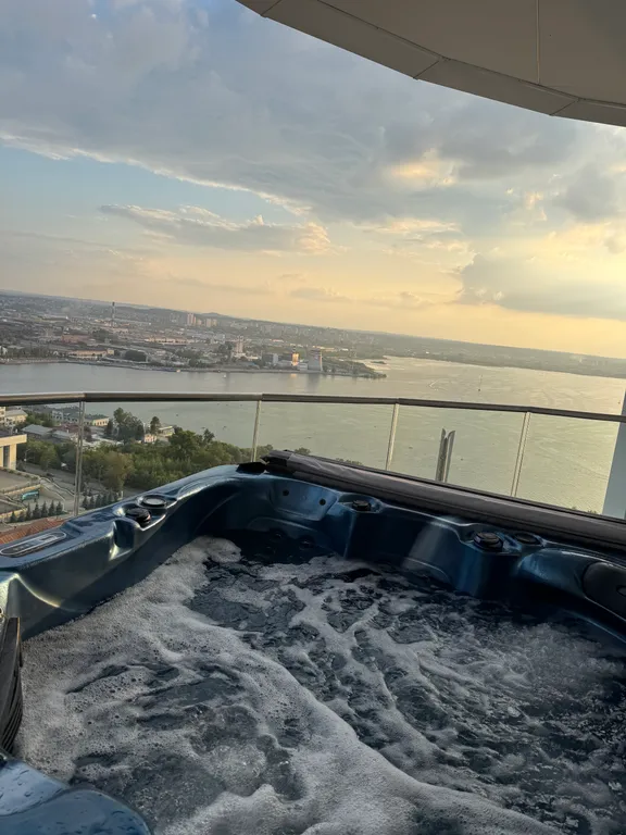 Небо22, номер в Пентхаусе с самым роскошным видом в центре