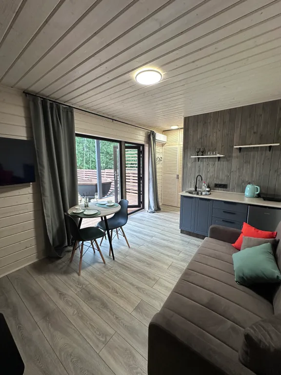 Мини-дом с баней и чаном