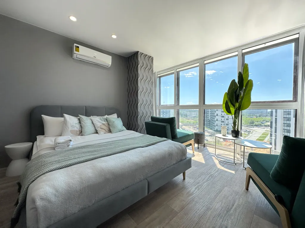 Видовая студия с шикарным видом около леса