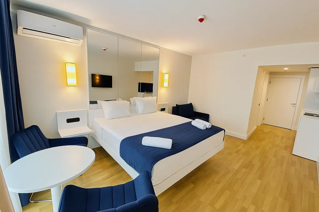 Deluxe Suite с видом на море, с кухней и балконом