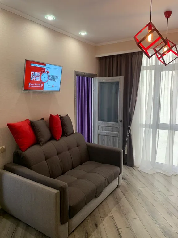 Квартира Квартира Стильная евротрешка в ЖК Соренто Парк с видом на море и горы — Сириус