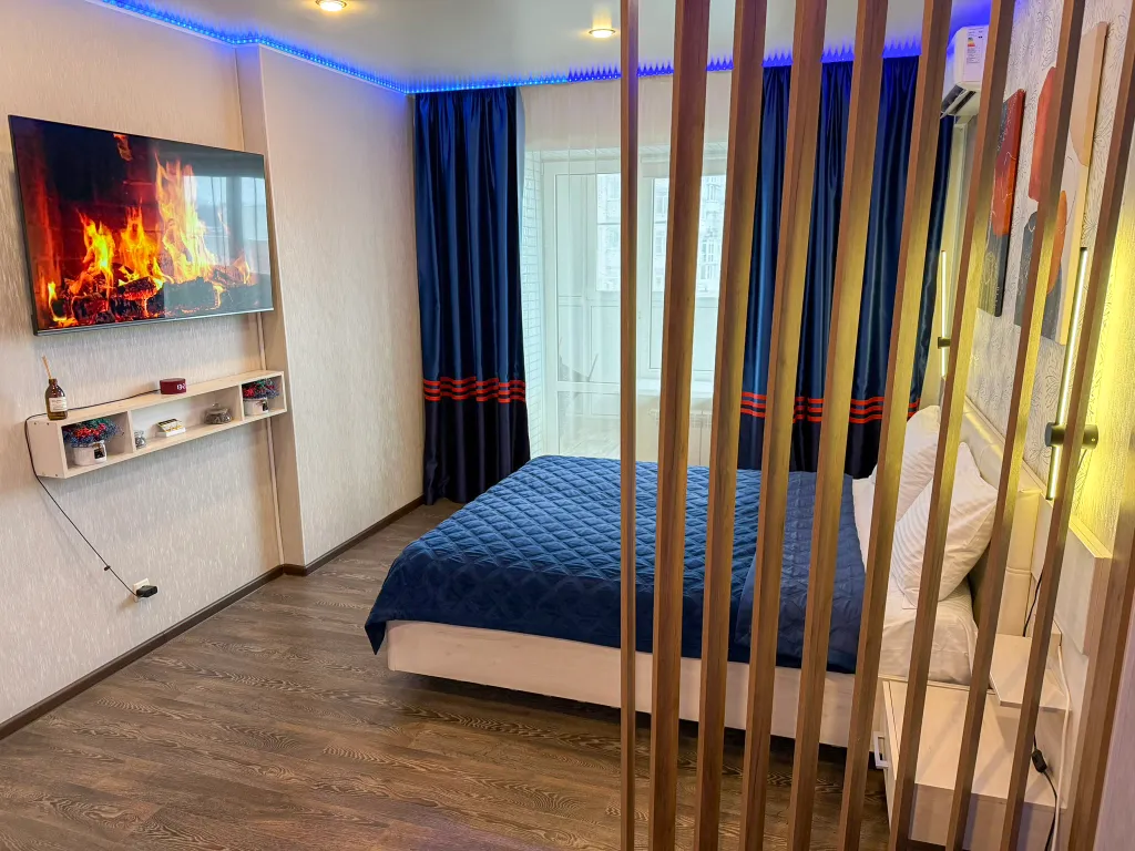 Vip-loft с джакузи, большая 1-комнатная квартира