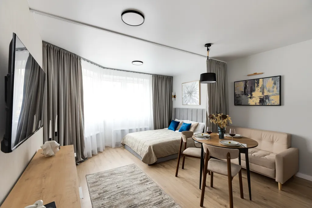 Уютная дизайнерская студия