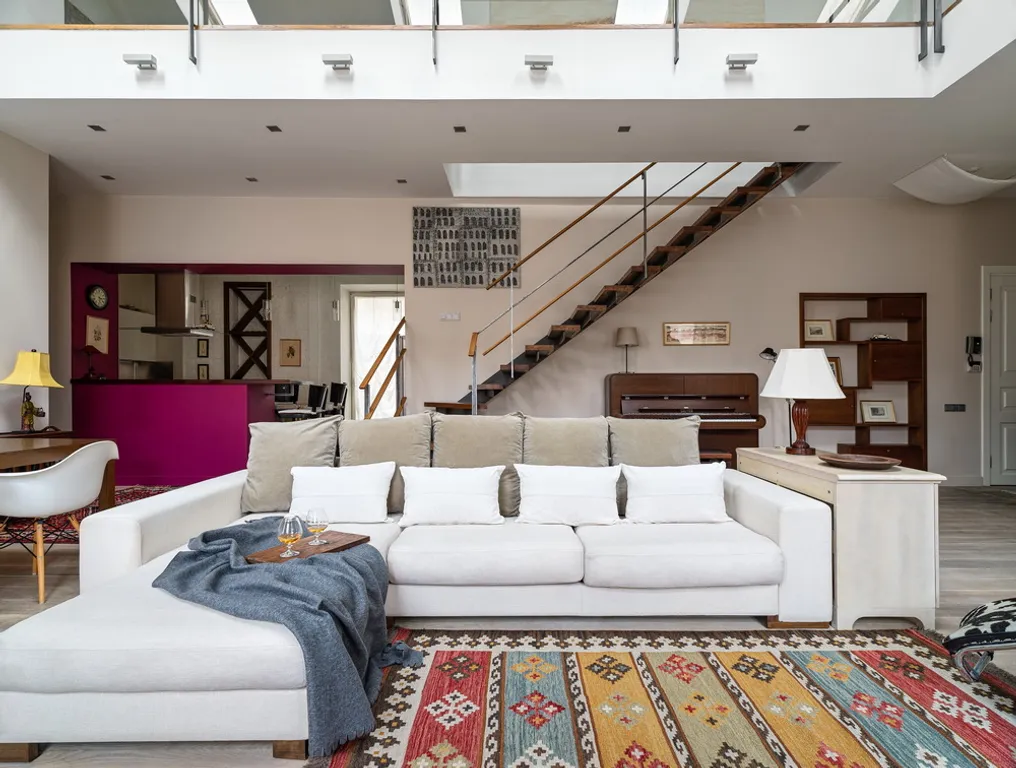 Двухуровневые апартаменты Palazzo с высокими потолками