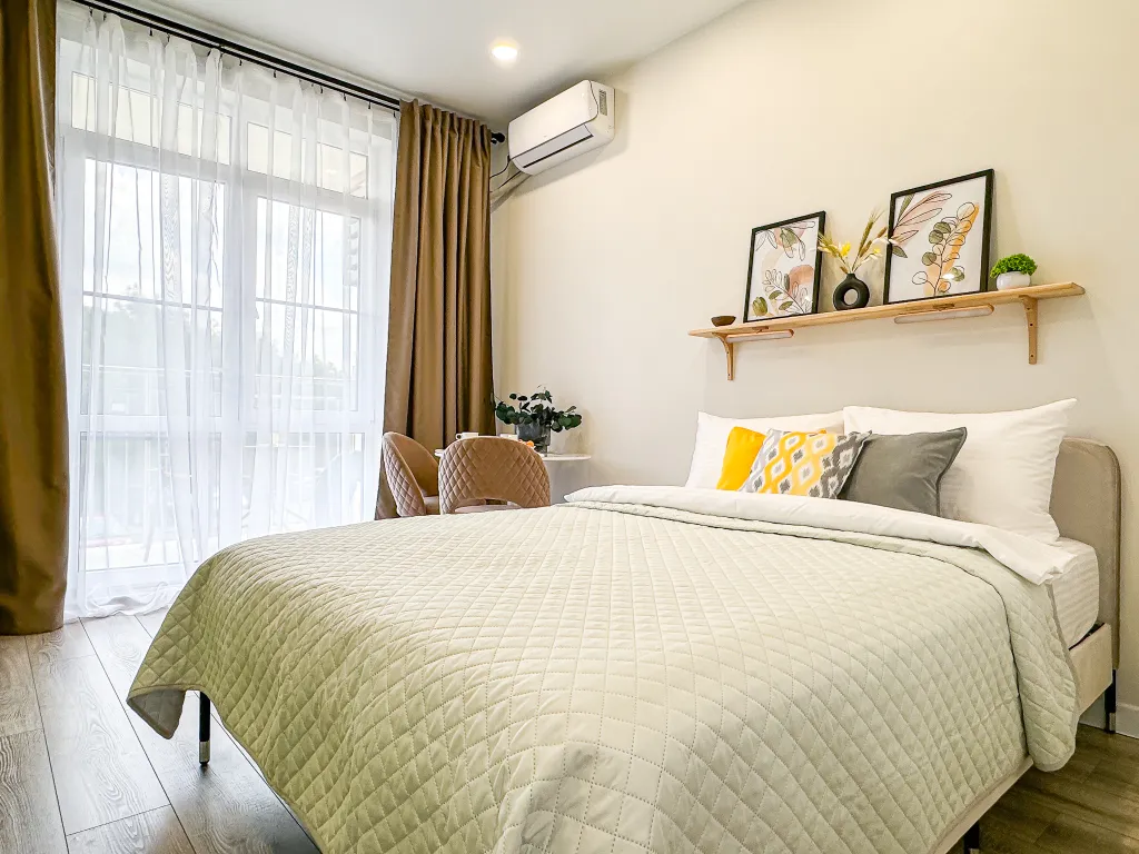 Уютная студия Мята с видом на горы